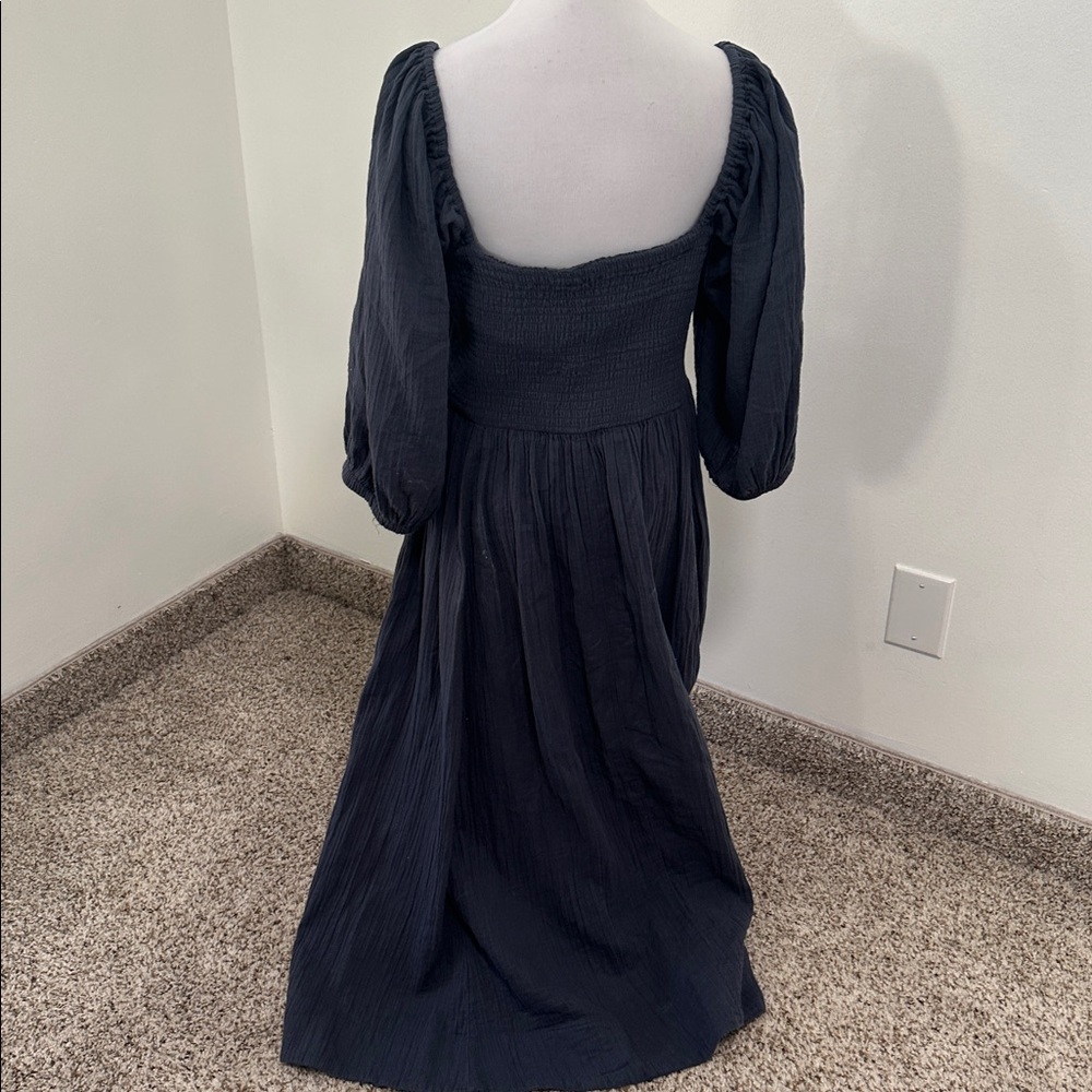 Quince Maxi Dress with Puff Sleeves - Picture 3 of 5